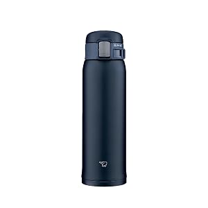 Zojirushi (ZOJIRUSHI) Water bottle direct drinking [One-touch open] Stainless steel mug 480ml Navy SM-SF48-AD