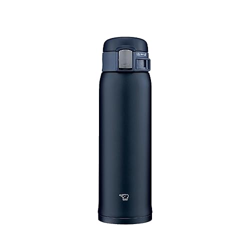 (ZOJIRUSHI) Water bottle direct drinking [One-touch open] Stainless steel mug