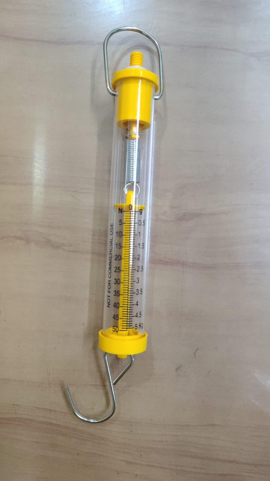 High-Precision Spring Balance/Dynamometer, 100 g - 10 kg, Accurate Measurement, Laboratory and Kitchen Use