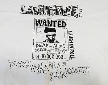 Amazon.co.jp: laughin'nose ラフィンノーズ Tシャツ 白 Lサイズ