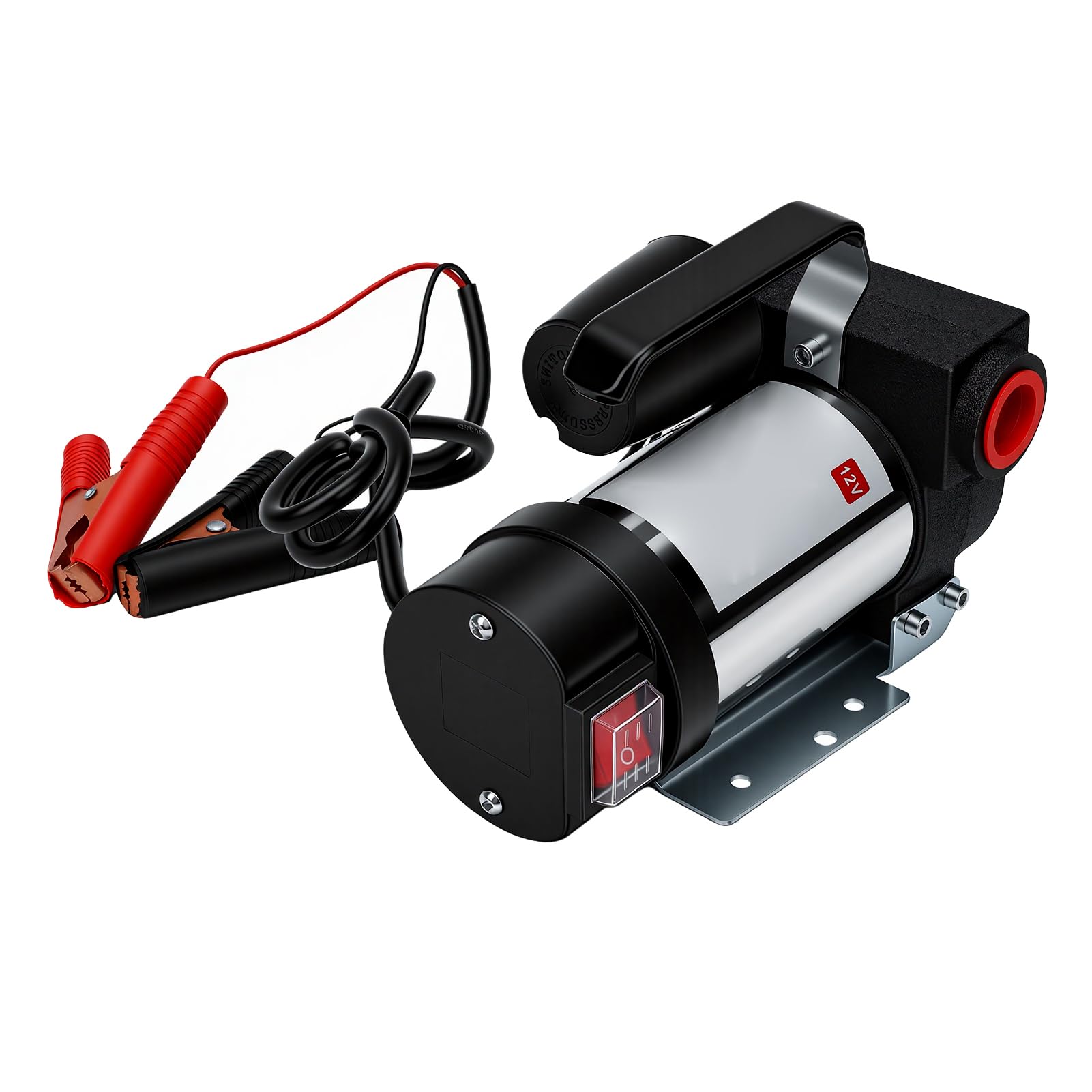 Akozon Bomba Eléctrica de Sustitución Aceite 12 V, Transferencia Extractor con Parada Arranque Automático para Automóvil, Barco, Motocicleta, Camión, ATV, Portátil Mano