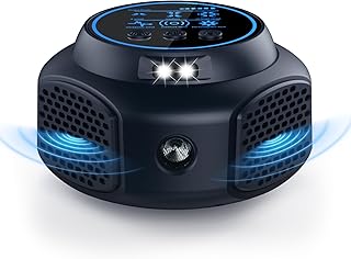 Ultrasonic Pest Repellent Plug-in, Electronic Mouse Traps & Insect Repellent, Pest Control for Rodent, Roach, Ant, Squirrel, Spider, Bugs, Mouse, Rat, Bat for Home, Office, Warehouse Black 1 Pack