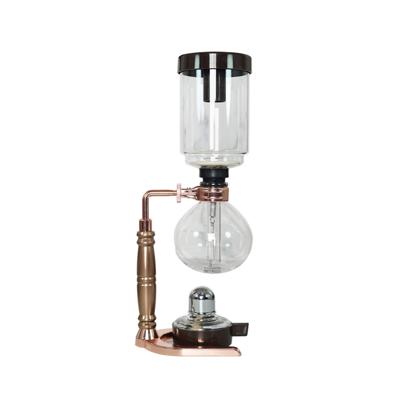 Stil Syphon Kaffeemaschine, Syphon Kaffeekanne, Resistant Glas, Tee Syphon Topf, Syphon Artisanal Kaffeemaschine, Kaffeemaschine Filter für Home Küchen Verwenden,5