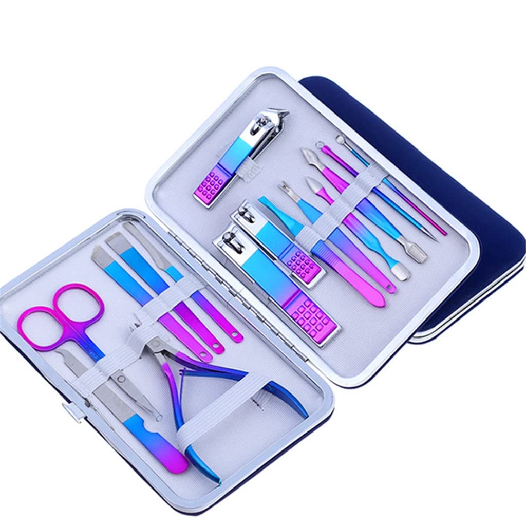 12 szt. nożyczek do manicure, nożyczek do paznokci, nożyczek do pedicure, nożyczek do użytku domowego ze stali nierdzewnej