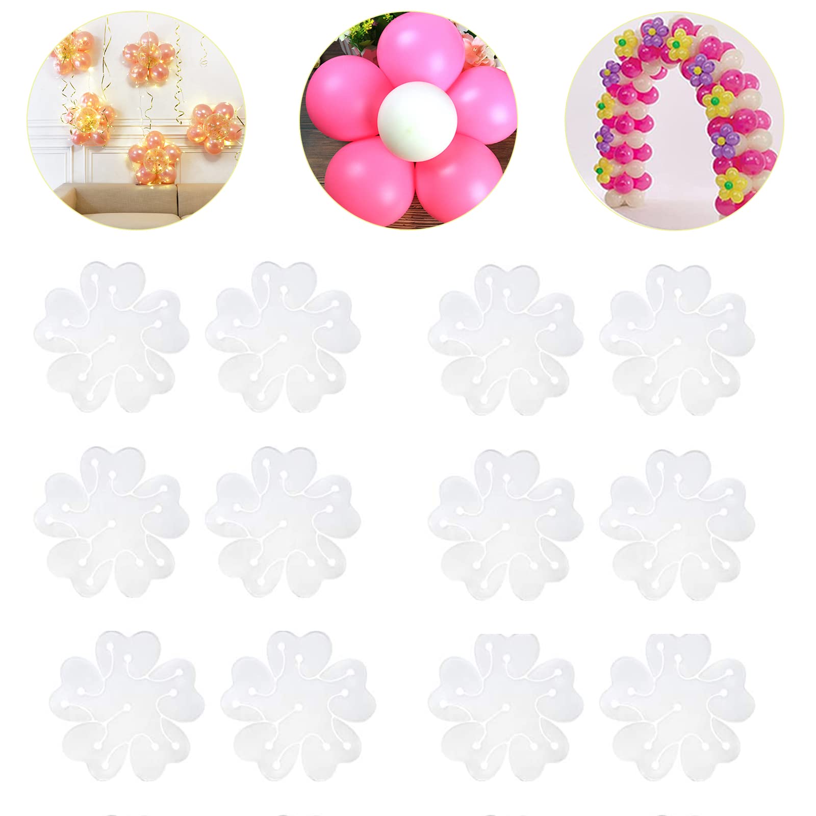 ☆　バルーンクリップ　アーチ用　フラワーバルーンクリップ　47個　風船用 61vx9CfqetL._AC_UF894,