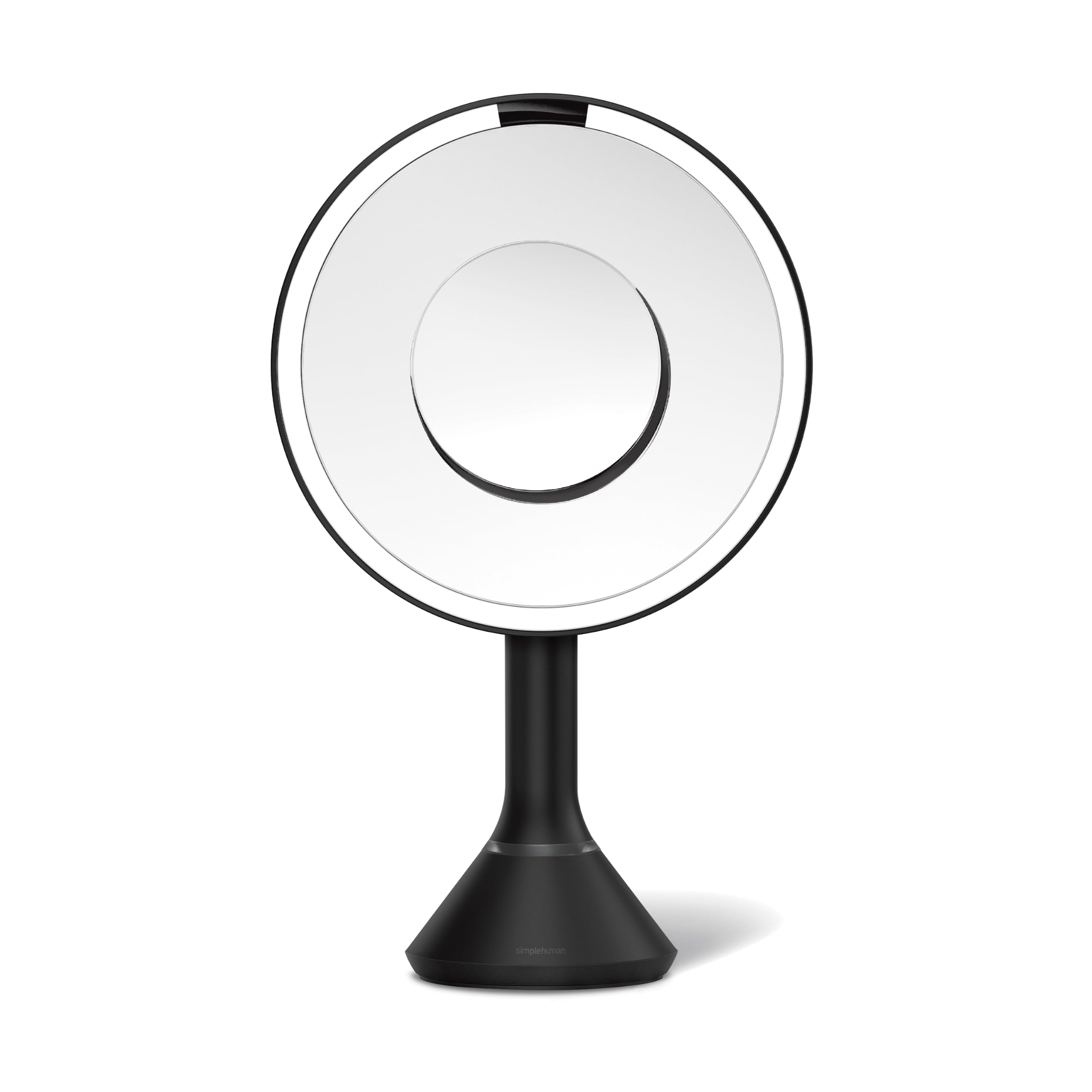 simplehuman Sensor Mirror One w/ 10x Detail Mirror, Matte Black