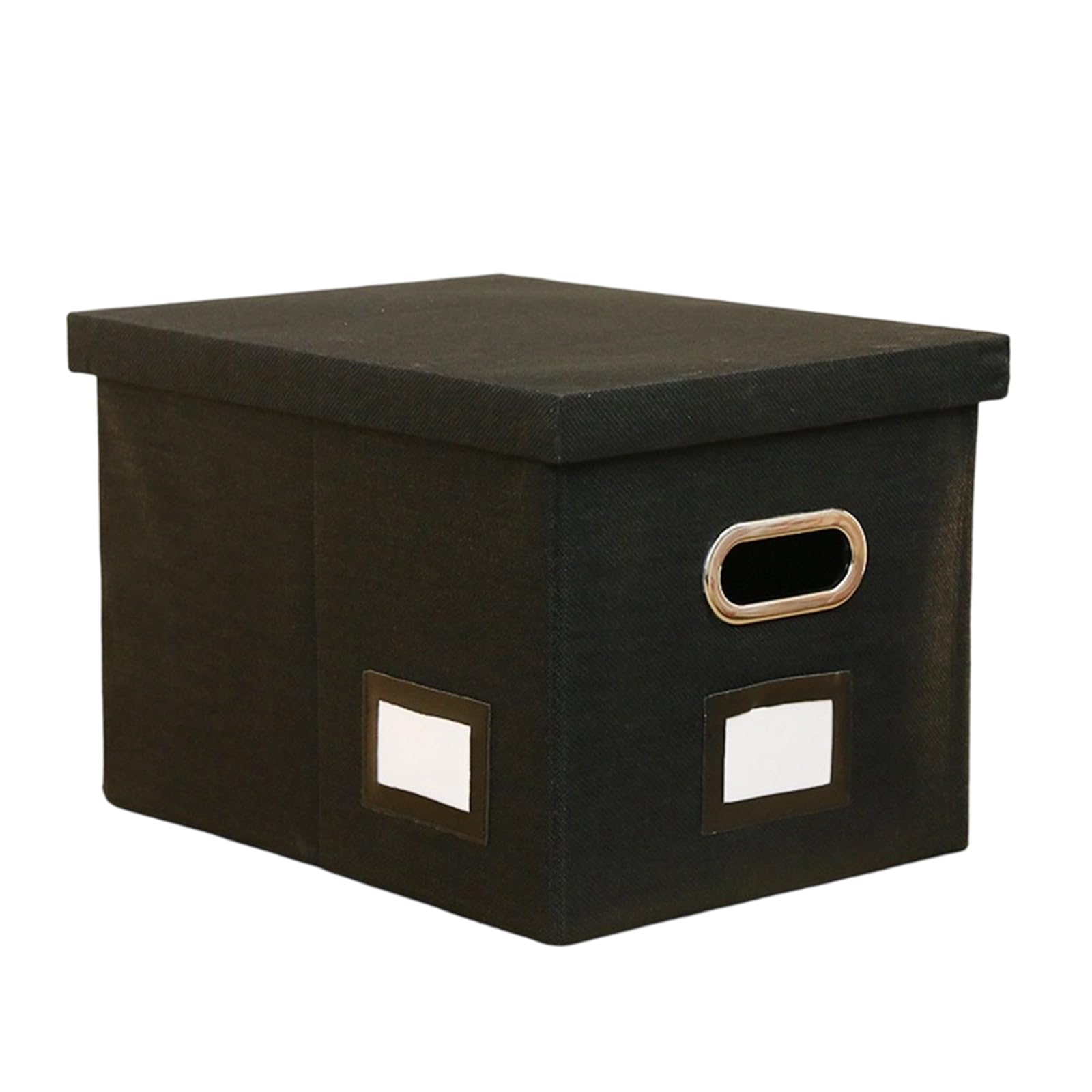 Whoasyst Carrying Handle Ideal for Files Books and Toy Sturdy Foldable Storage Box Desk File Storage