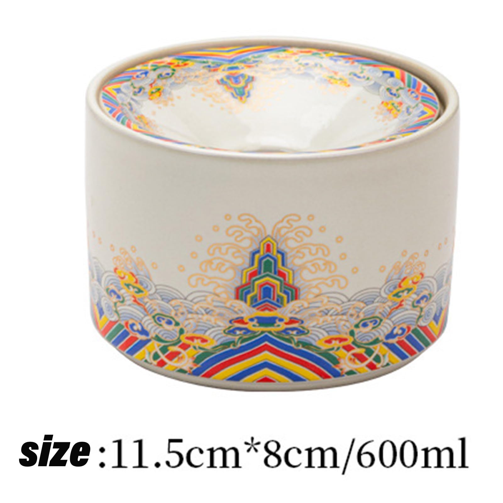 Cenicero retro en forma de embudo con tapa, diseño multiusos para el hogar, sala de estar, ideal para accesorios de té y regalos