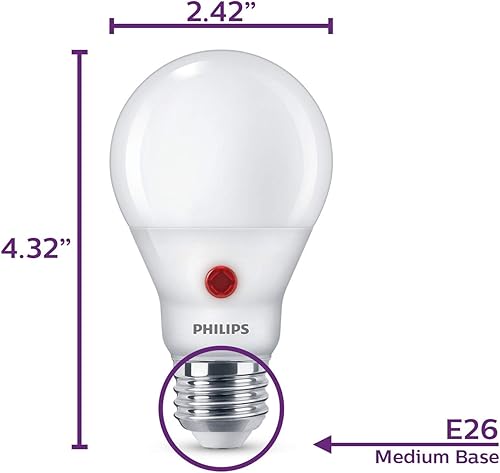 Miniatura 3 de 466599 - Bombilla LED (60 W, equivalente del atardecer al amanecer, A19)