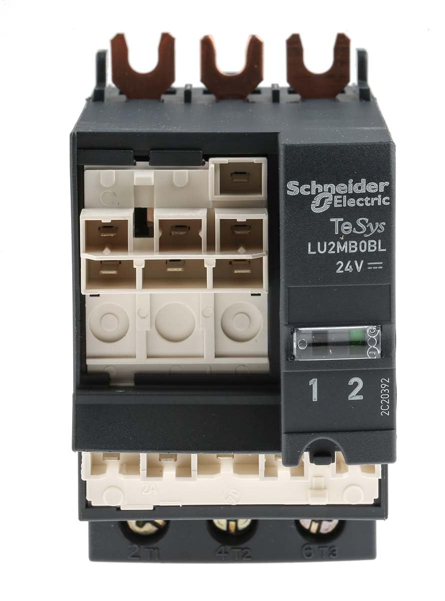 Schneider Electric LU6MB0FU TeSys U, Bloque inversor LU6 32A, 110-240V CD/CA 50-60Hz, montaje separado