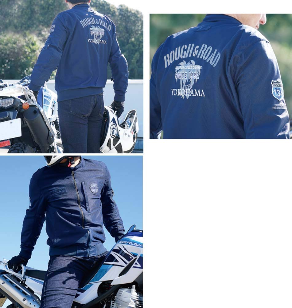 Amazon | ラフアンドロード(ROUGH&ROAD) バイク用 ジャケット MA-1R