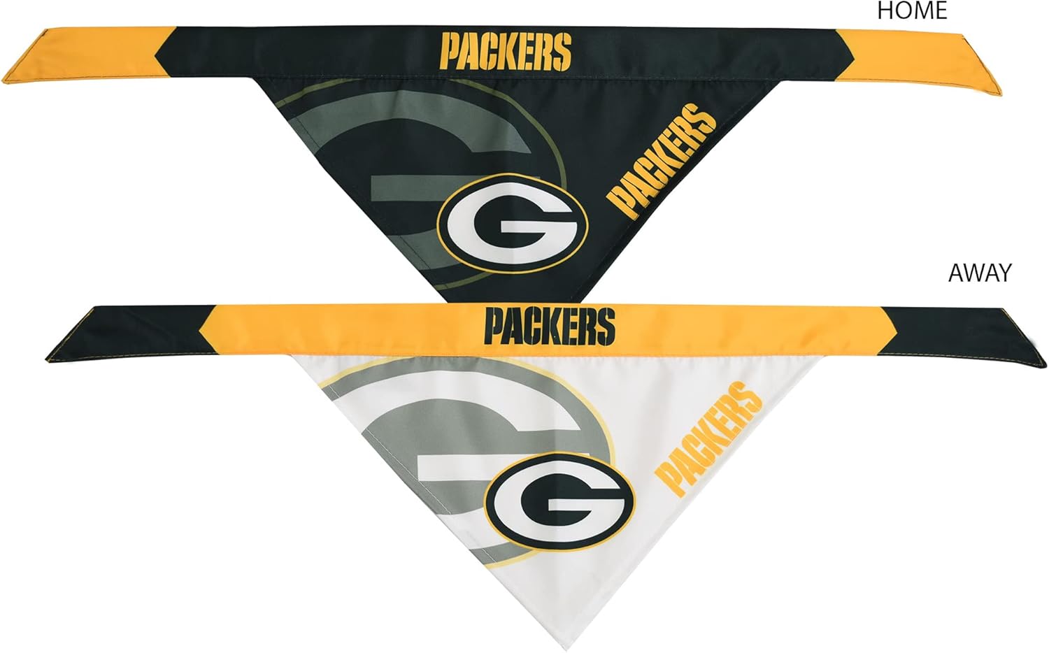 Littlearth NFL Home and Away Pet Bandana Set with Ties