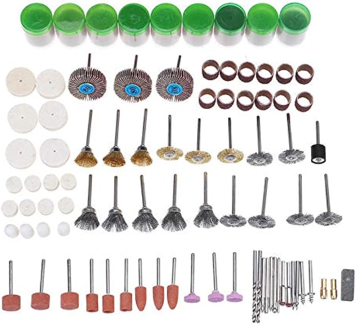 350pcs Mini Electric Drill Grinder Rotary Power Tool Abrasive Wheel Grinding Polishing Set