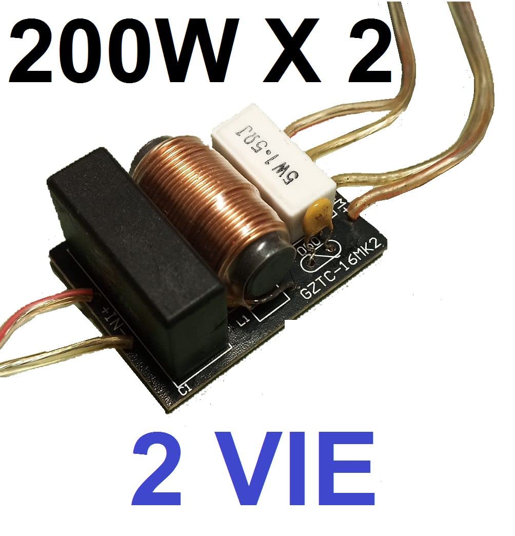 Coppia Di Crossover 2 Vie Per Altoparlanti Fai-da-te &ndash; Filtro Divisore Di Frequenza 3200Hz 12dB/Oct
