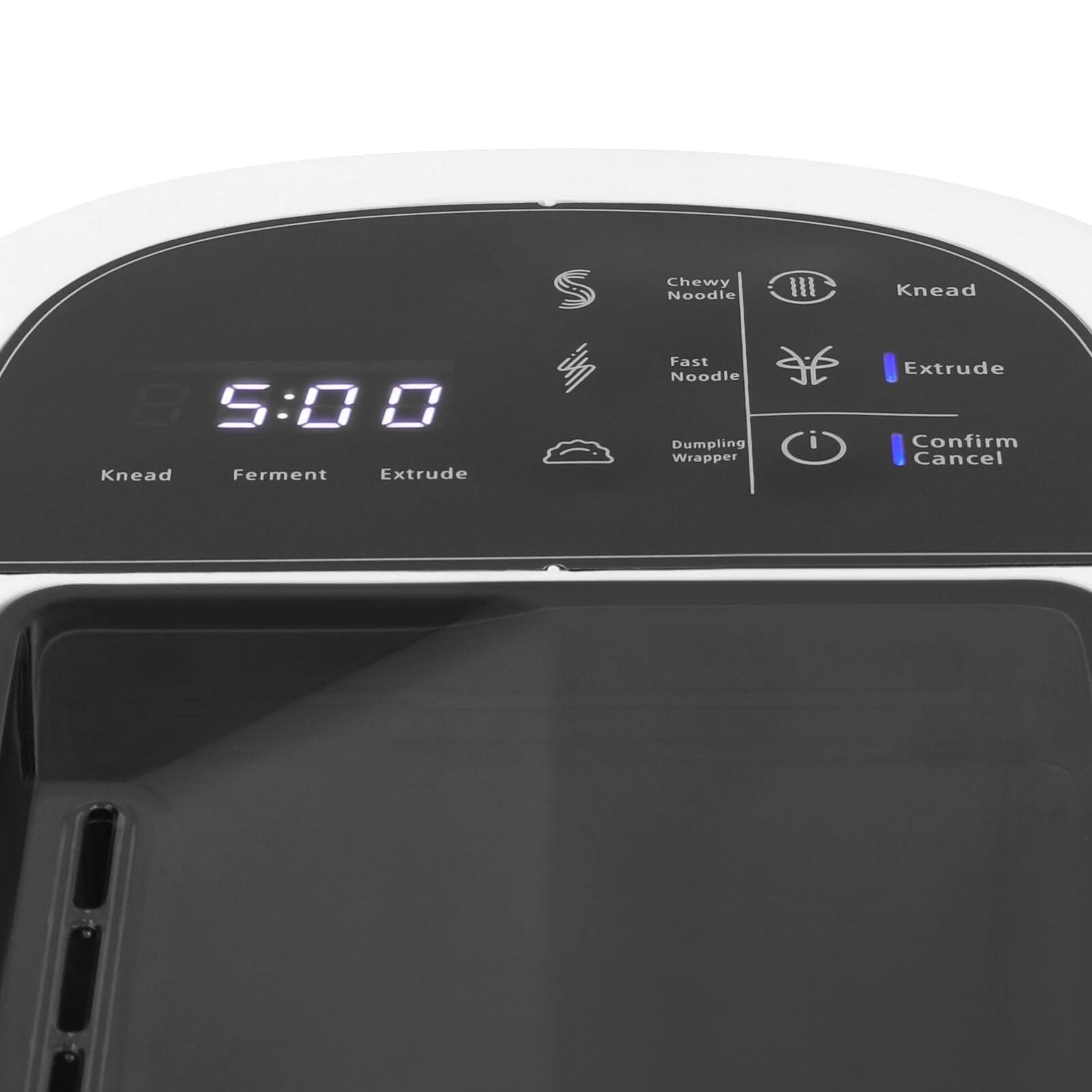 PastaChef - Máquina eléctrica para hacer pasta (220 V, con enchufe de la UE, para pasta fresca, espaguetis, lasaña en cocina, con certificado CE, fácil de limpiar