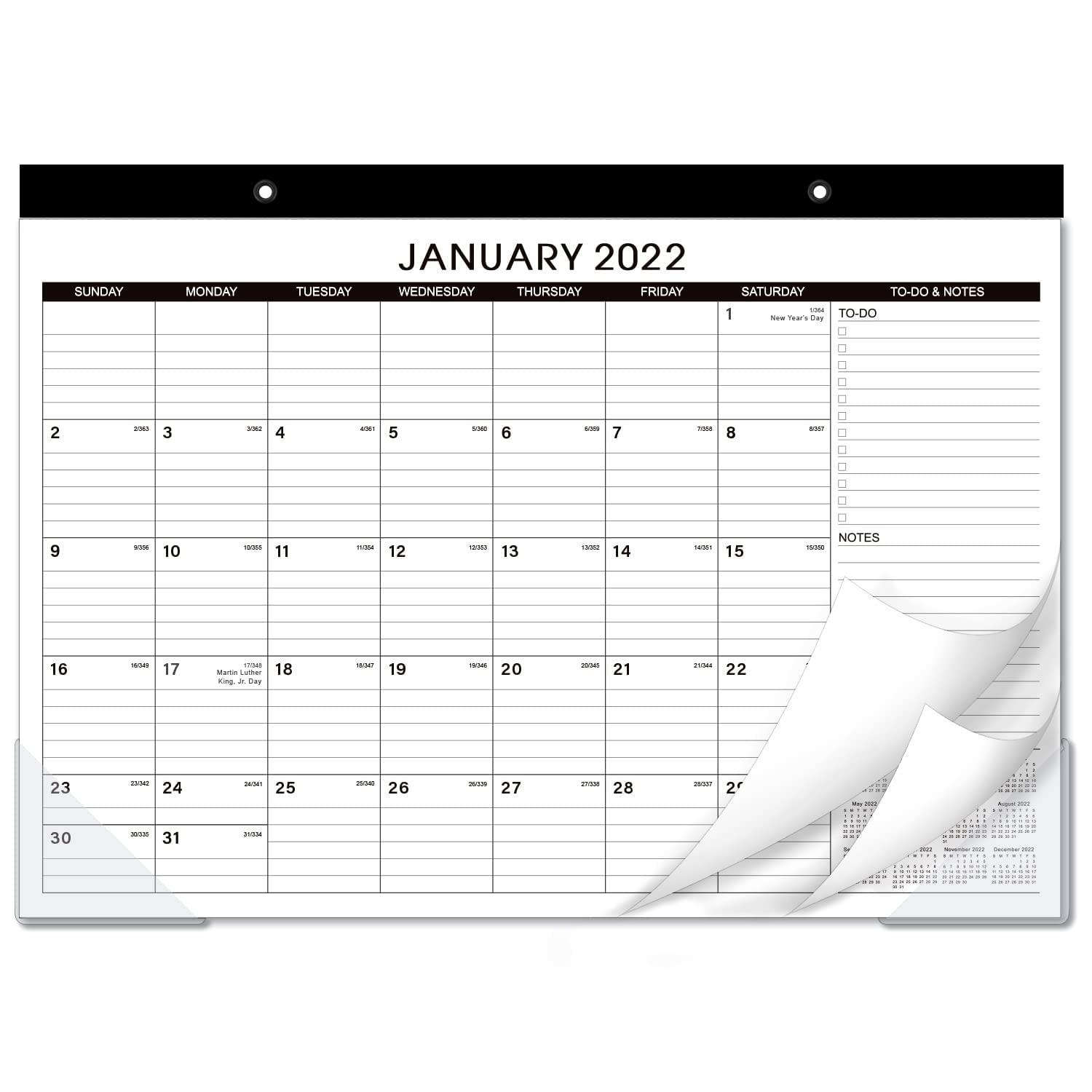 2022 2023 Desk Calendar 18 Months Large Desk Calendar 2022 2023 Jan 