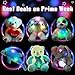 WEWILL LED Teddy Bear Stuffed Animals Glow Plush Toy Sparkle Colorful Nice Gift for Kids on Birthday Christmas Valentine, 20-Inch