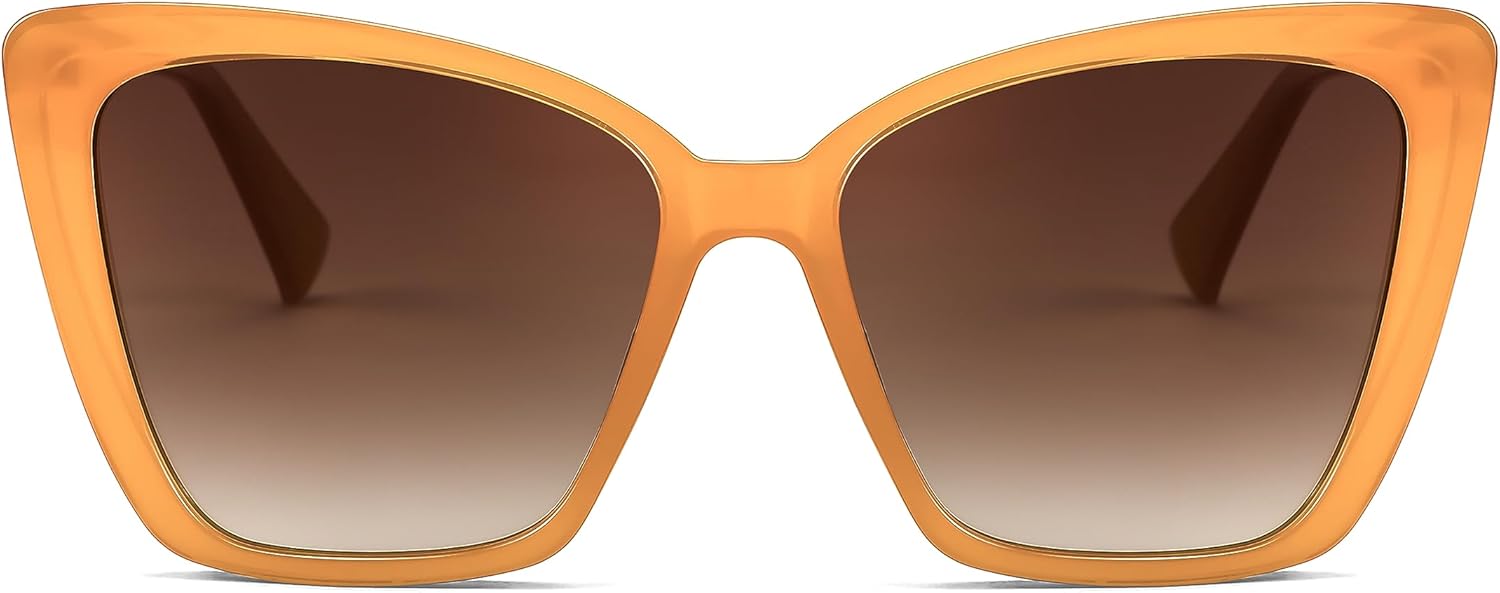 FEISEDY Trendy Polarized Women Sunglasses, Retro Womens Square Cat Eye Sun Glasses B4134 - Image 2