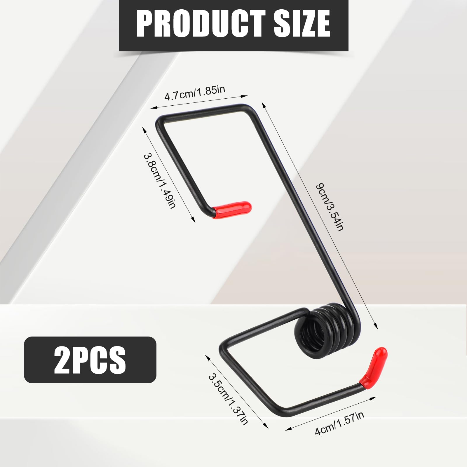 PEUTIER Booster Molla Pressione del Braccio del Tergicristallo da 2 Pezzi, Set Molle Pressione del Braccio del Tergicristallo Molla Tensionamento Aggiuntiva del Tergicristallo del Parabrezza