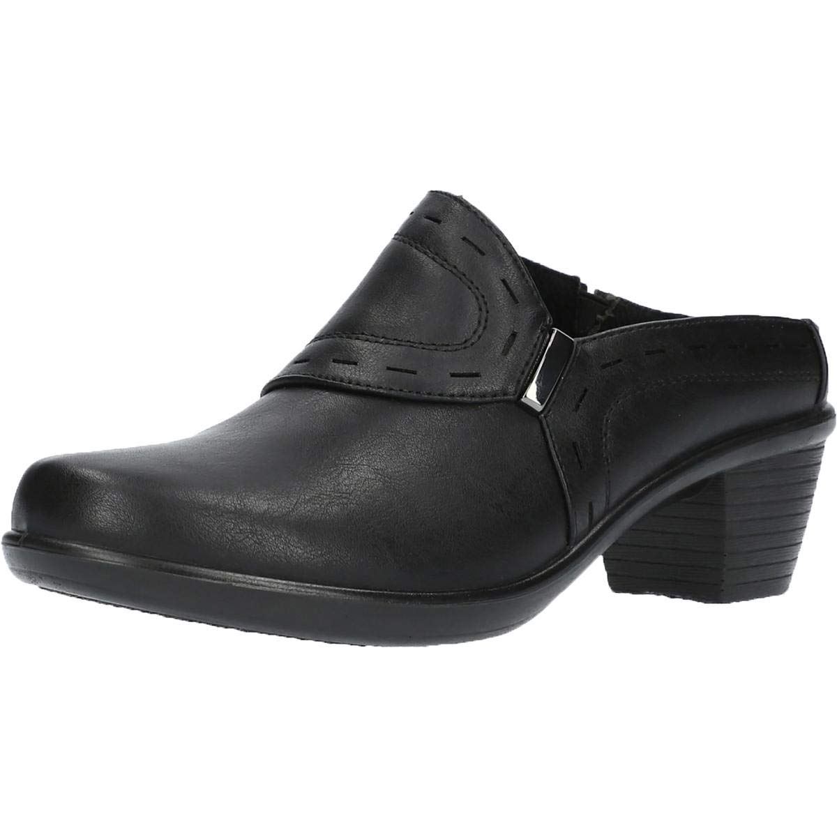 Easy Street Women's Cynthia Mule, Black/Croco, 6 UK