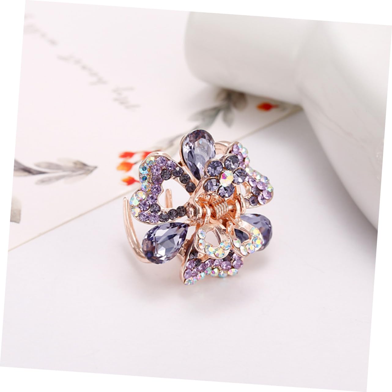 WOONEKY 3 Set Di Graziose Clip Per Di Mini Accessori Per Finti Per Donne E Ragazze 4 Pezzi * 3