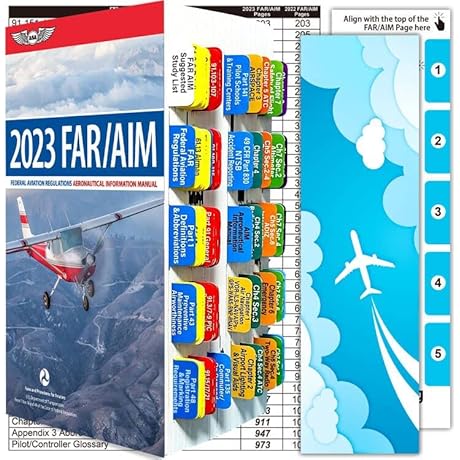Index Tabs for FAR/AIM 2022 & 2023, Ultimate Dividers for Easy Navigation