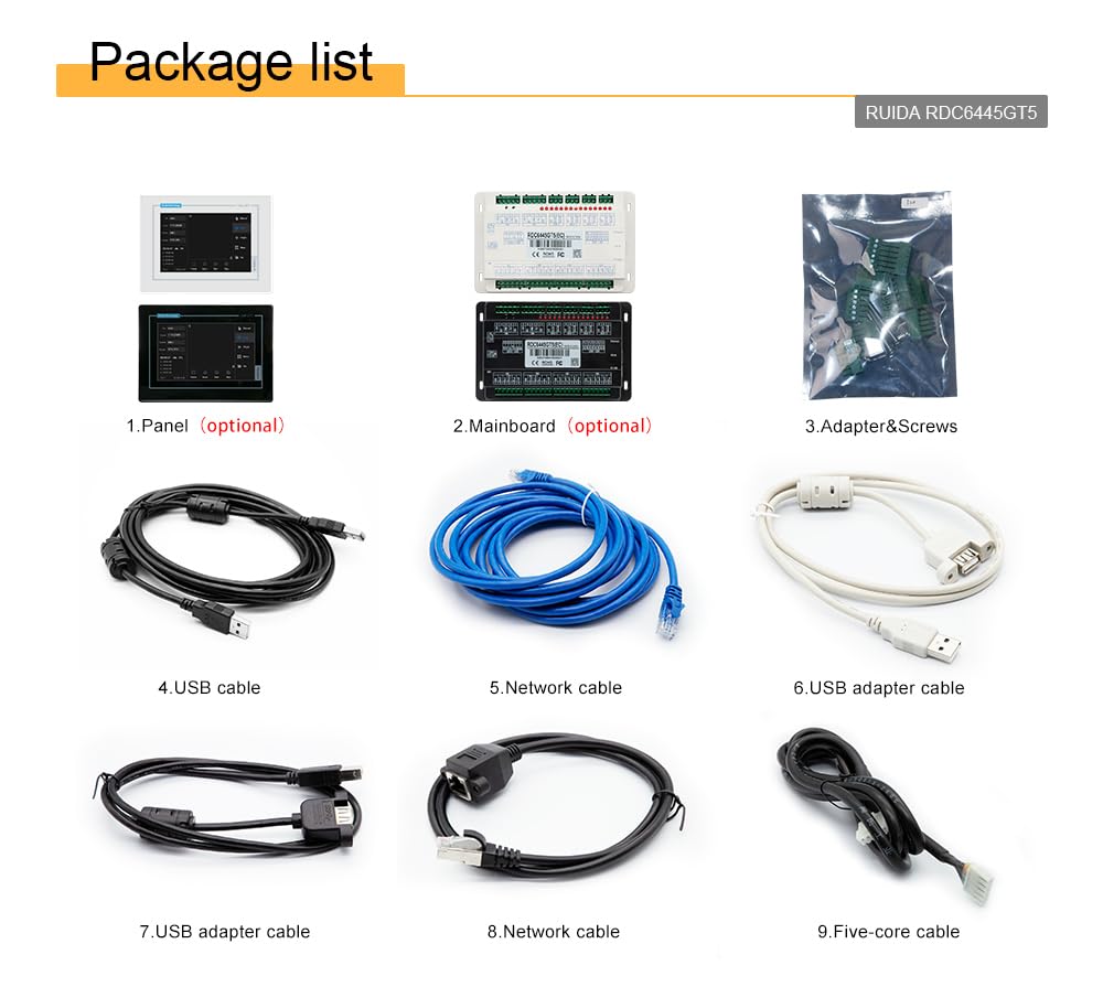 Ruida RDC6445GT5 CO2 Laser Controller for CO2 Laser Engraving Cutting Machine