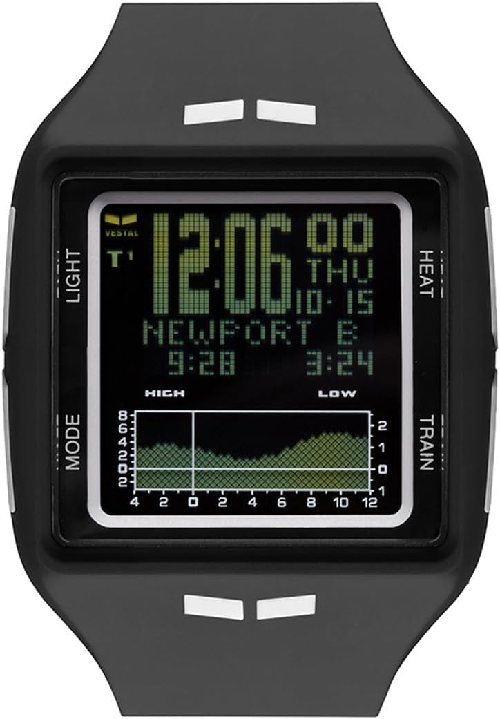 VESTAL BRIG Tide & Train Watch - Black/White