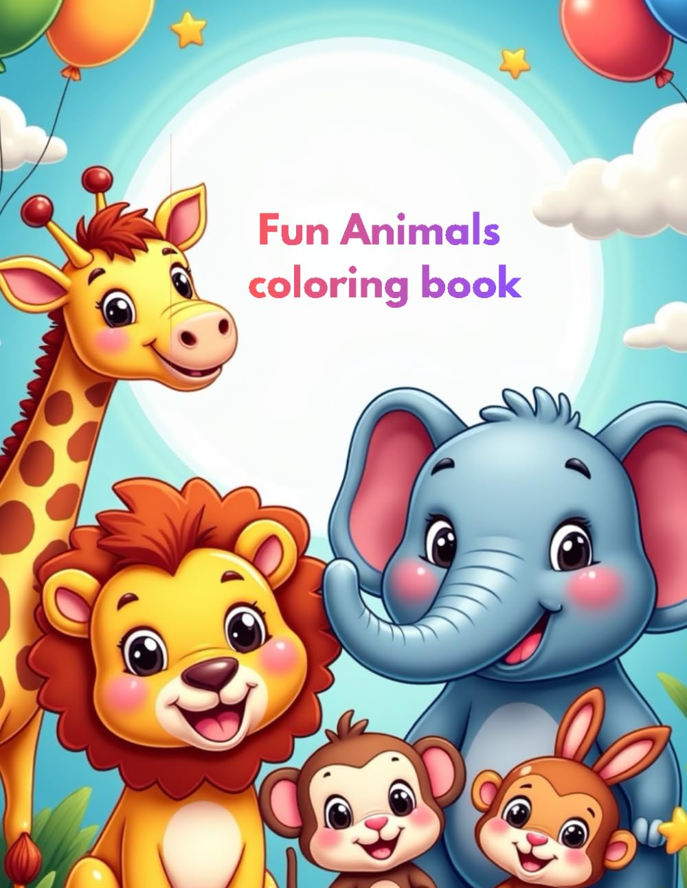 Fun Animals to Color: Fun Coloring Pages for Little Artists
