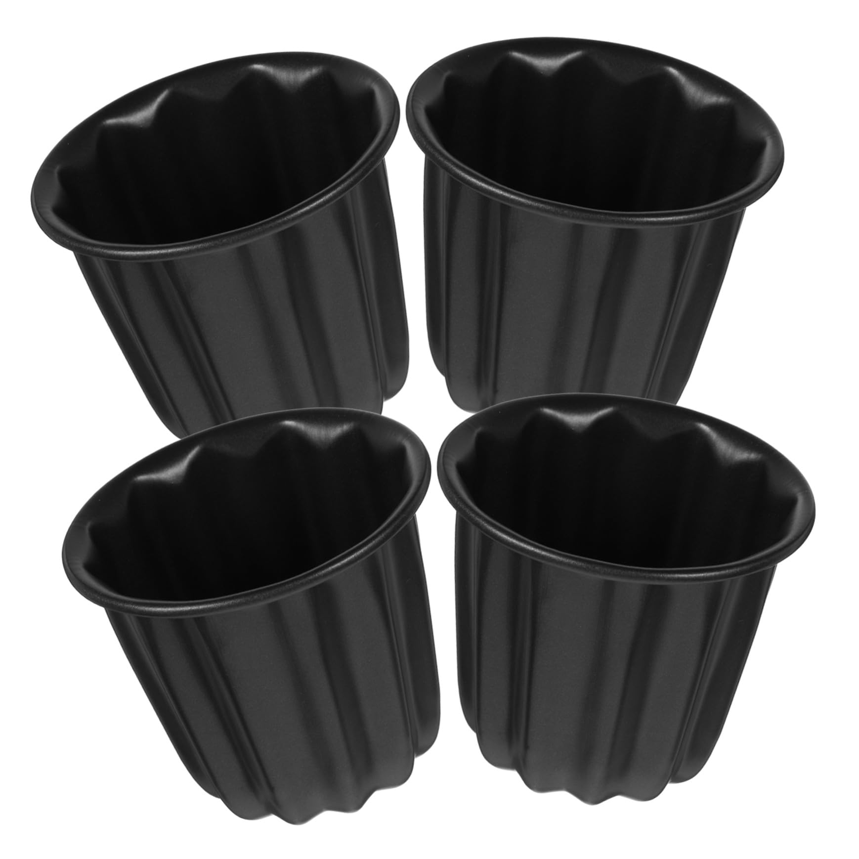 Backformen 4 Stück aus Kohlenstoffstahl für Muffins