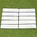 FORZA Throwdown Pitch Line Markers - Pack of 10 | Weatherproof Rubber | 10 Colors Available (White)
