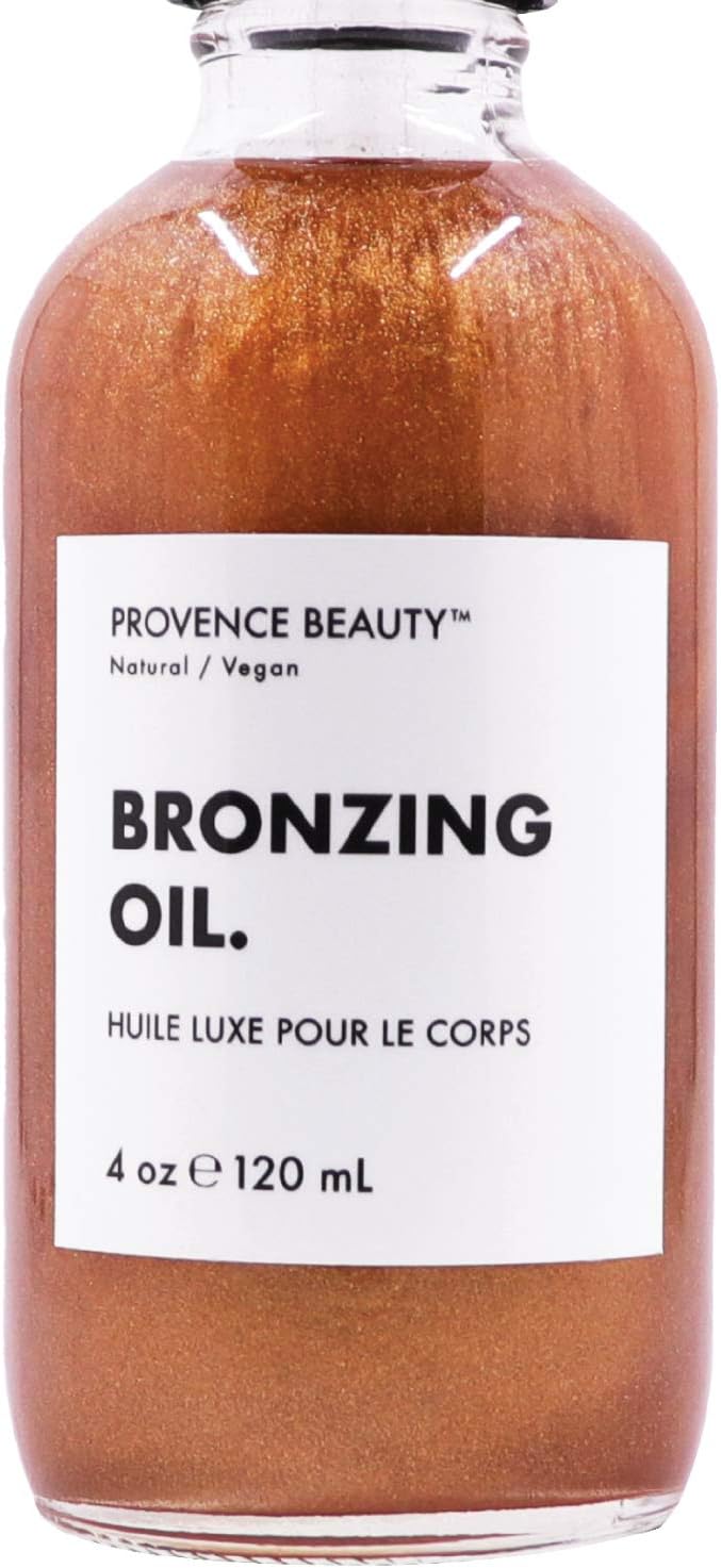 Provence Beauty Body Glow Bronzing Body Oil 4 FL OZ - Moisturizing, Bronze Tone
