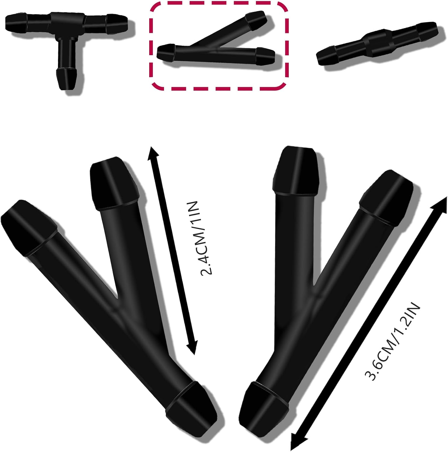 Car Windshield Washer Hose Kit, 4 Meter Washer Fluid Hose With 30 Pcs Hose Connectors, Suitable For Most Car Windshield Washer Tubing