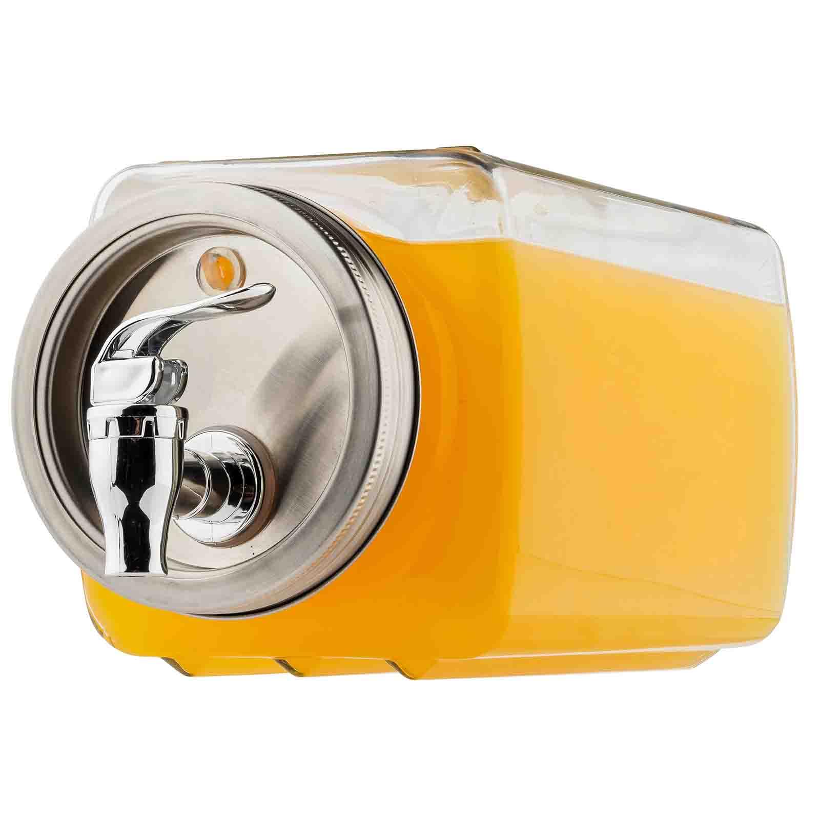Distributeur de boissons en verre horizontal 3l TableCraft pour réfrigérateur