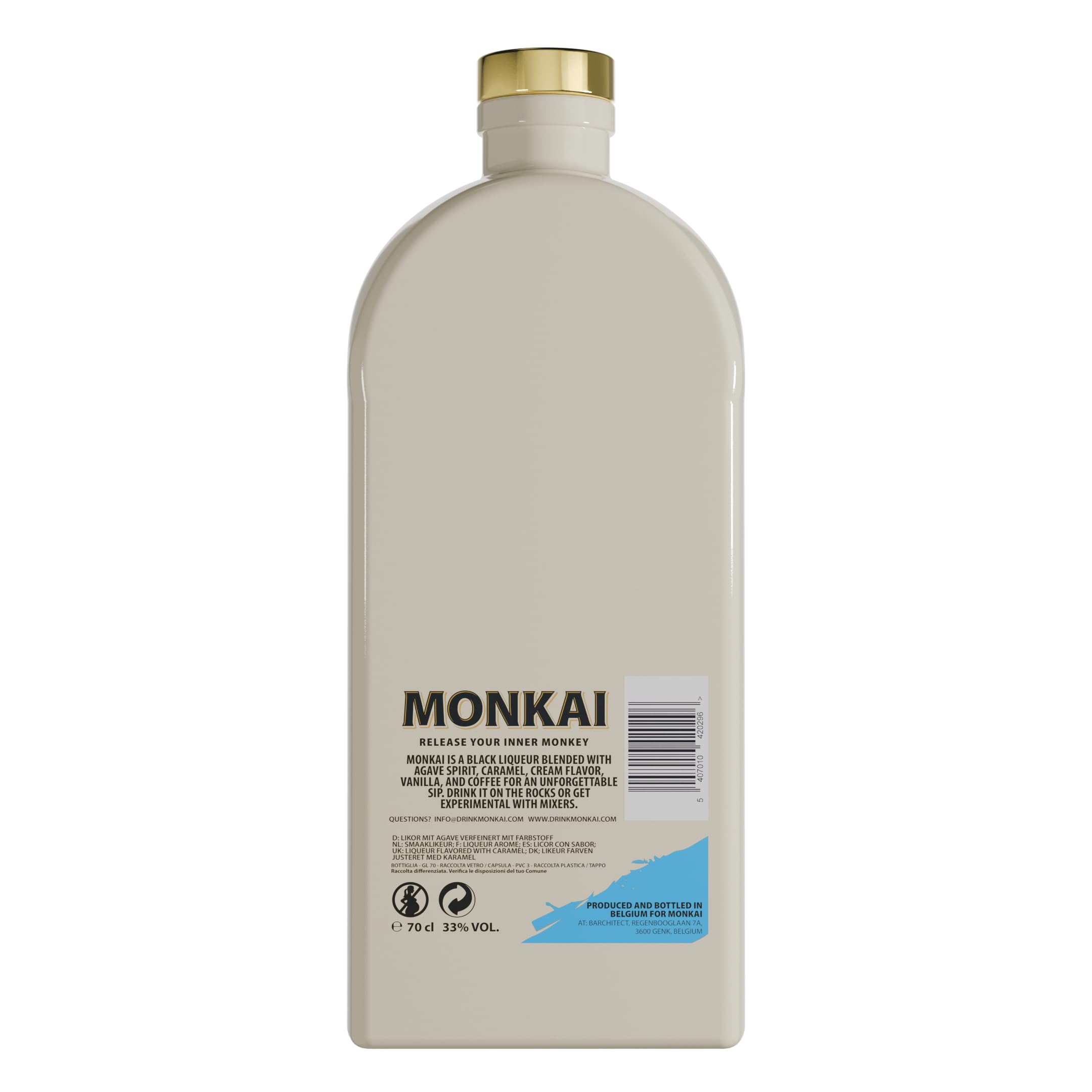 MONKAI Agave Liqueur 33% Vol. 0,7l : Amazon.de: Lebensmittel & Getrnke