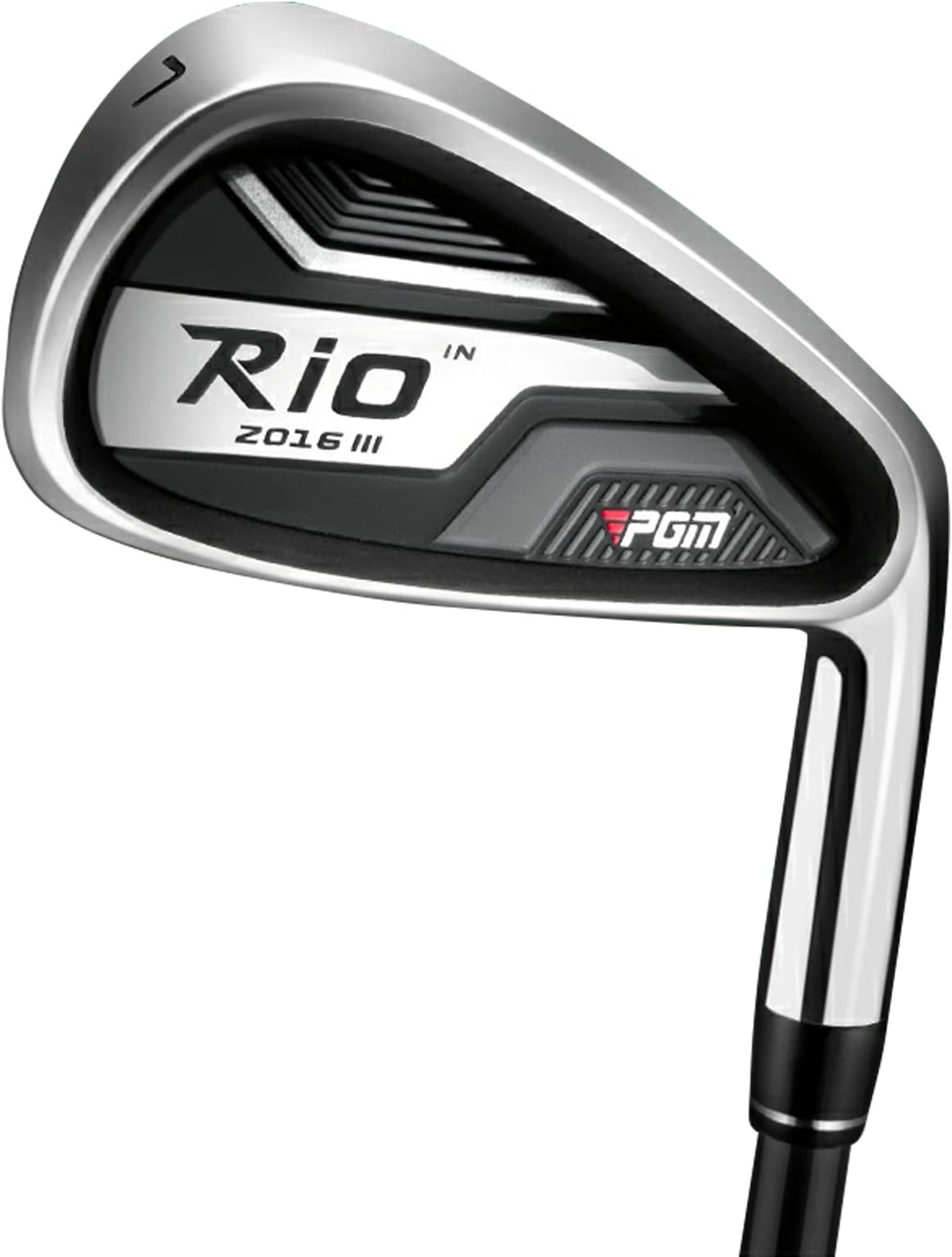 PGM Rio 7 Iron Golf Club for Men - Ultra-Low Center of Gravity Utility Iron with Graphite Shaft - Right-Handed Club for Practice and Competition