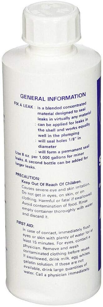for Marlig Fix-A-Leak for Pool Spa Hot Tub Leak Sealer Repair Liquid FIXALEAK 8oz