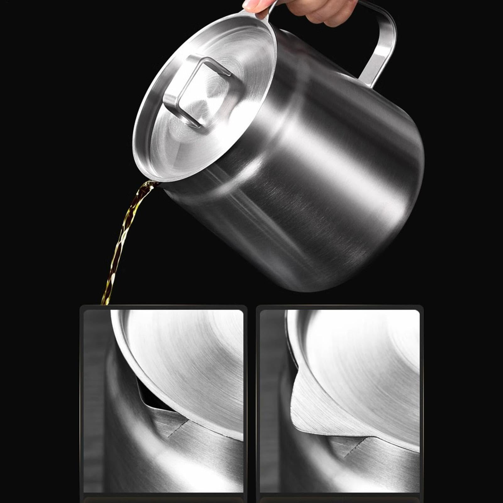 Generisch Olla para freidora de acero inoxidable – Mini colador de