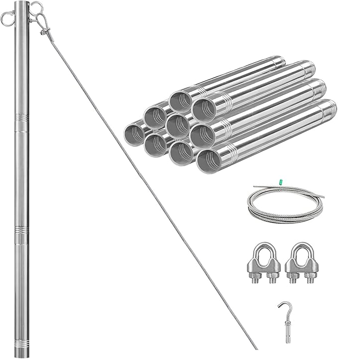 Shade Sail Poles, 11FT Heavy Duty Metal Post Poles Support
