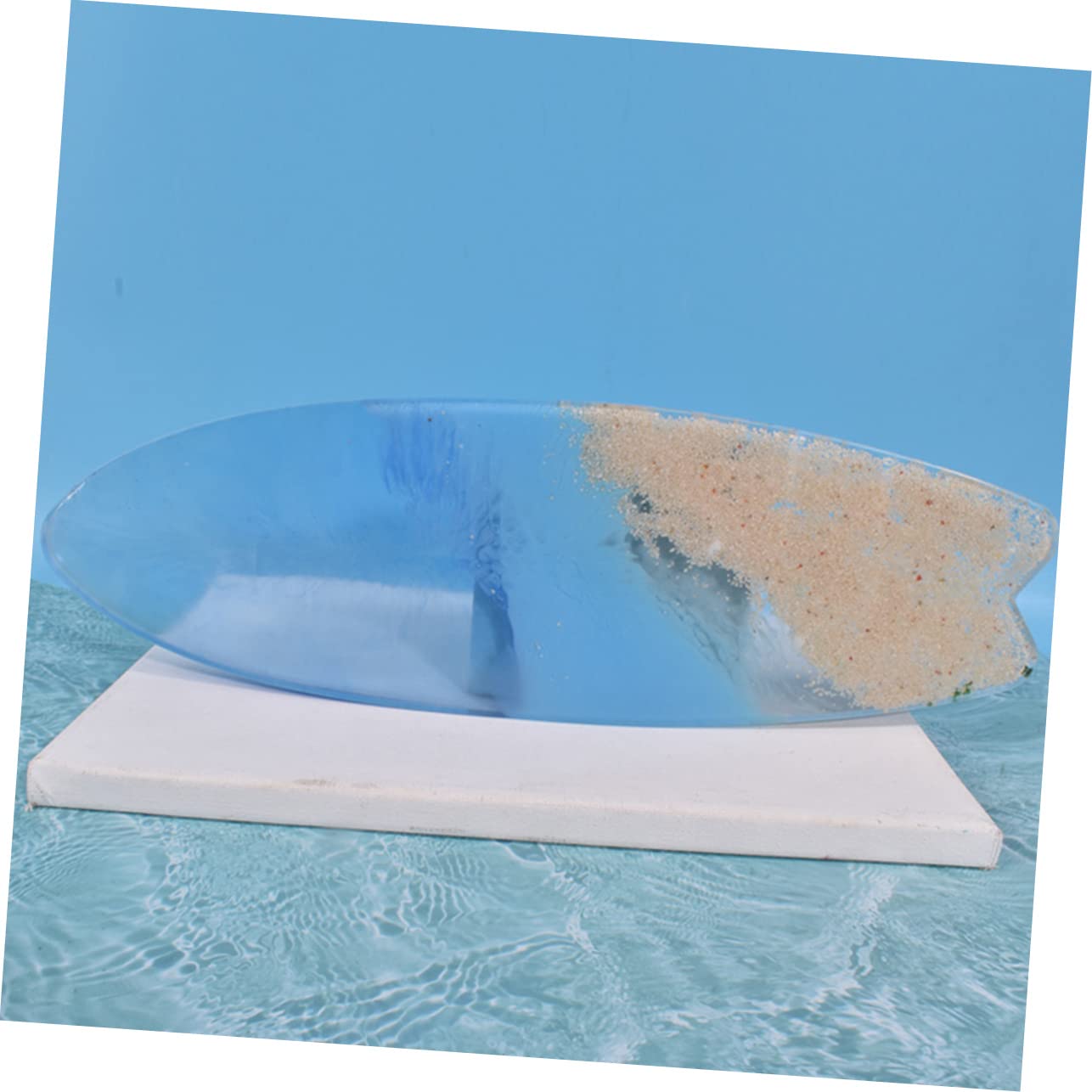 6stücke Silikon Gießform Surfbrett-Form Epoxidharz Silikonform Für Untersetzer Und Kreative Bastelprojekte Für Heimdekoration Und