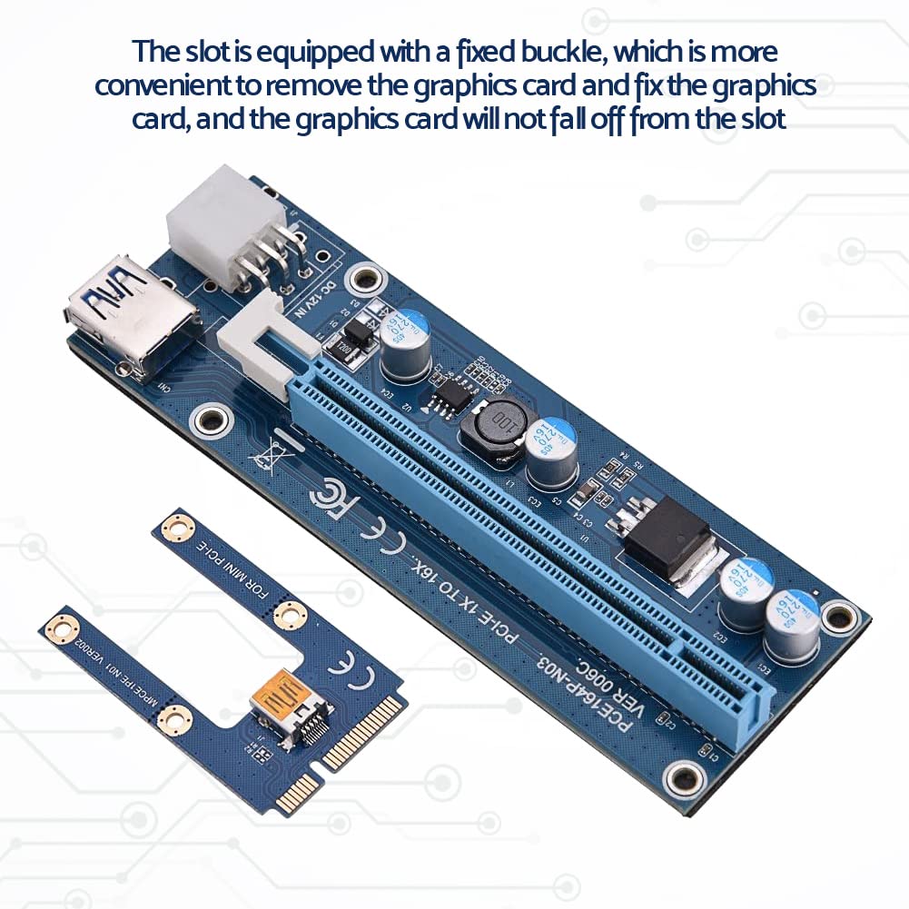 Egpu Adapter USB PCIE Express 1x To 16x Extender Riser Board