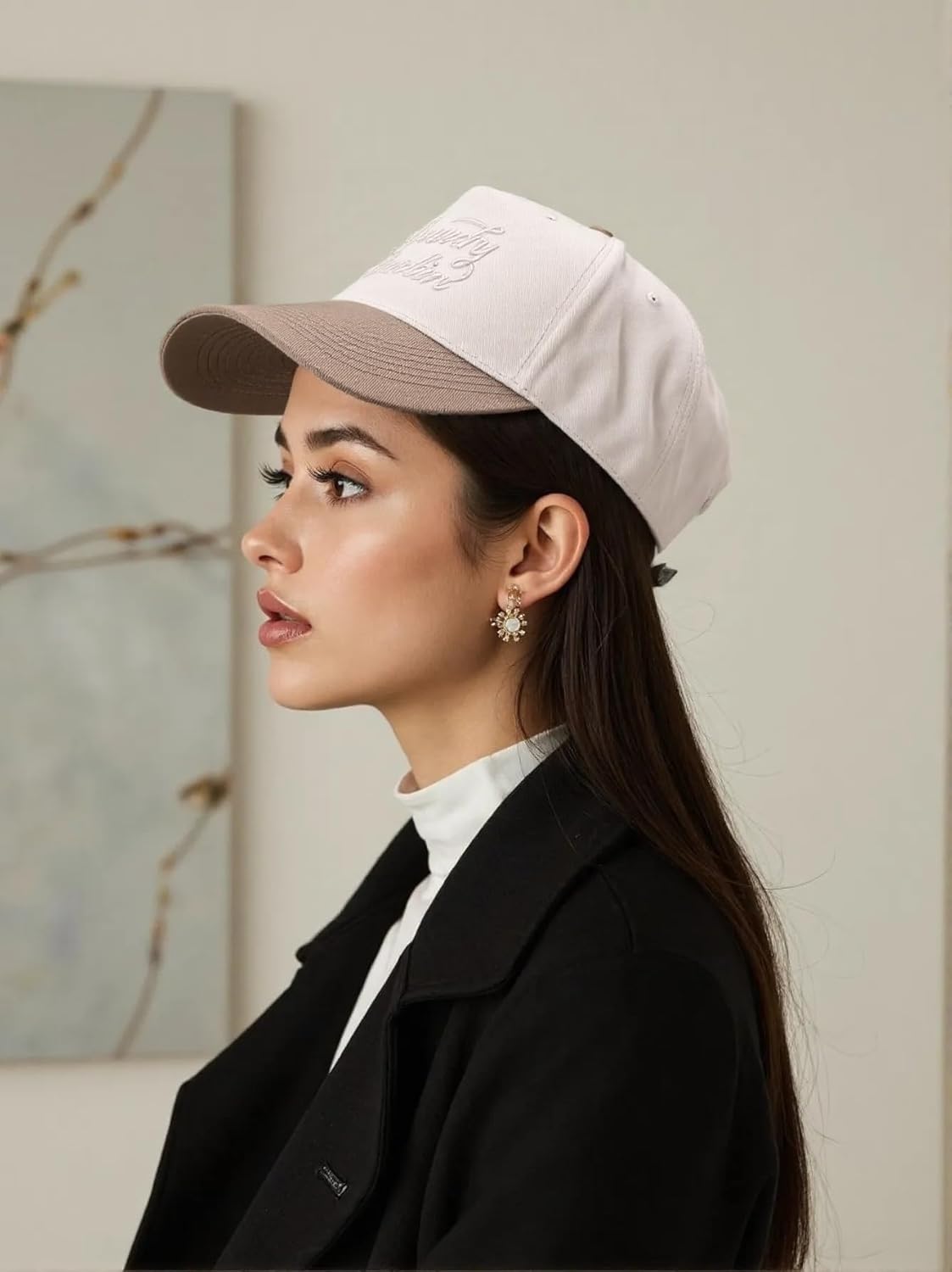 Howdy Darlin' Vintage Hat Two-Tone Funny Trucker Hat Trendy Embroidered Baseball Cap for Women Men - Image 4