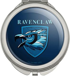 GRAPHICS & MORE Harry Potter Ravenclaw Stain Glass Compact Travel Purse Handbag Makeup Mirror