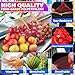 100Pcs Reusable Mesh Produce Bags 24 Inch Red Onion Bags Mesh Fruit Net Bags for Vegetables - Seafood Boil Bags for Cooking Crabs - Red Grocery Small Mesh Bags for Vegetables Storage Fruit Bags