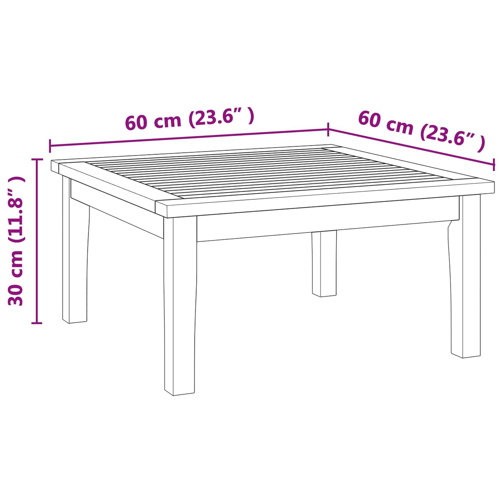 vidaXL Mesa de Jardín Marrón Madera Maciza de Teca, Conjunto de Muebles de Jardín, Mesa Rectangular de Teca, Asientos Modernos, Resistente al Clima, Estilo Patios