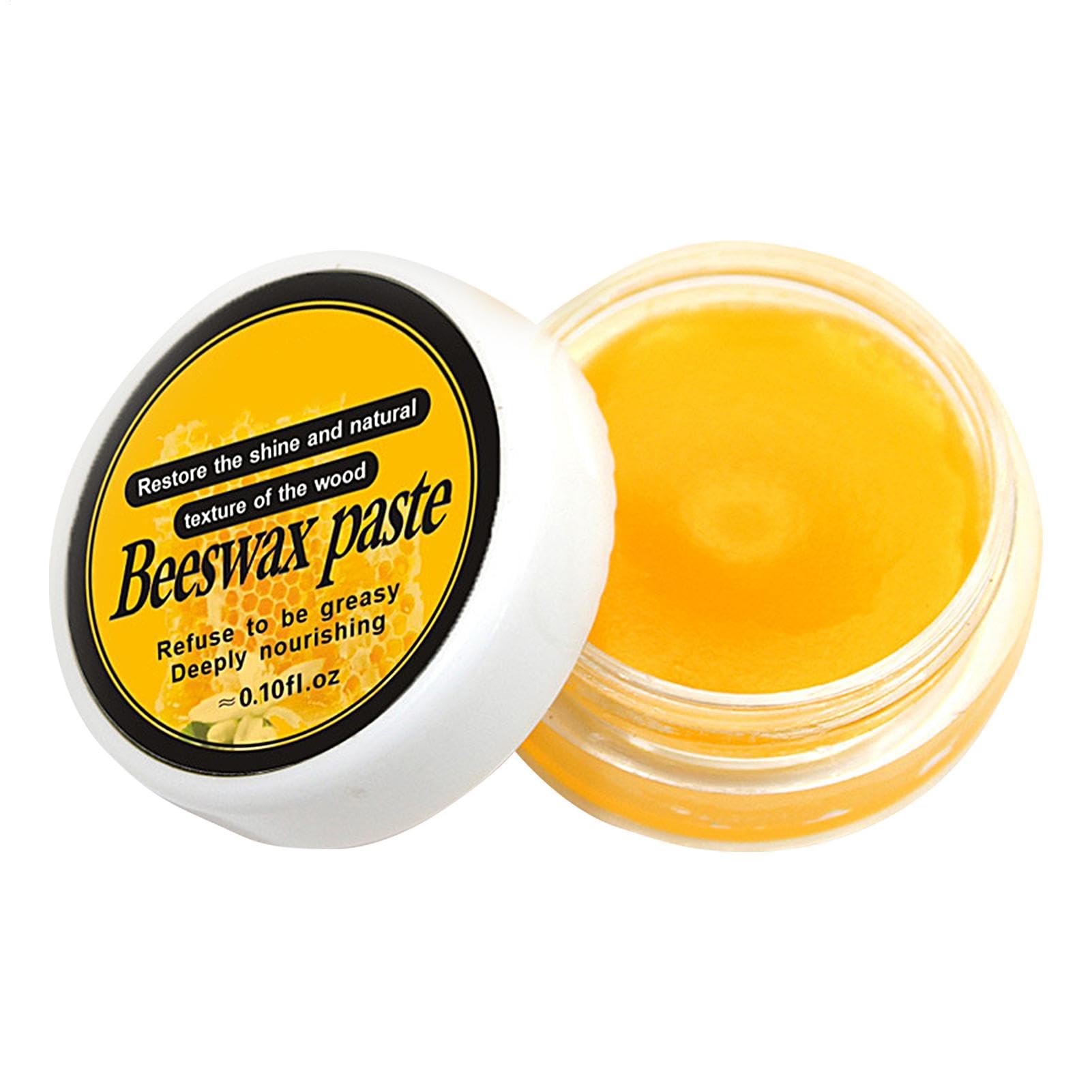 Beeswax Furniture Polish - 3g Wood Seasoning Beeswax | Beeswax Wood Polish | Beeswax Furniture Cleaner | Natural Beeswax Wood Conditioner, Beeswax Wood Protector For Furniture, Cabinets, Antiques