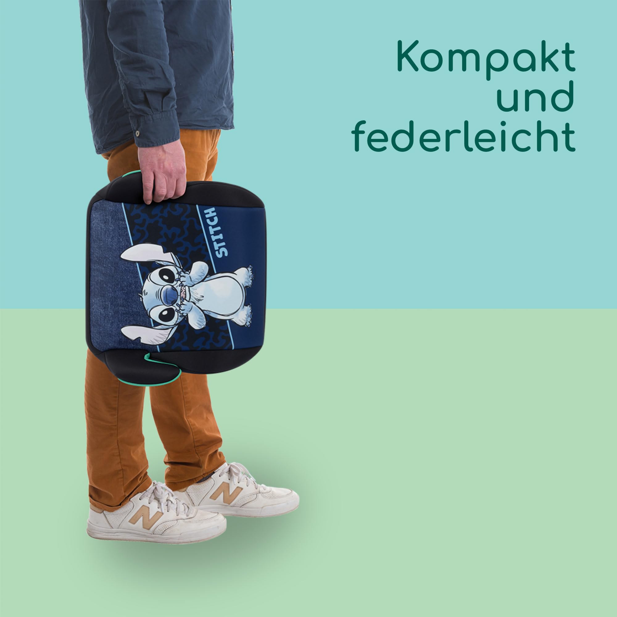 Bebeconfort Disney Manga i-Fix Kindersitzerhöhung ISOFIX, Folgekindersitz Stitch, 22–36 kg, 128–150 cm