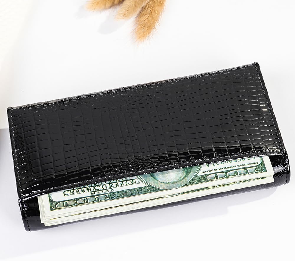 Women's Wallet Long Leather Purse Credit Card Ladies Casual Wallet Fashion Clutch - Image 8