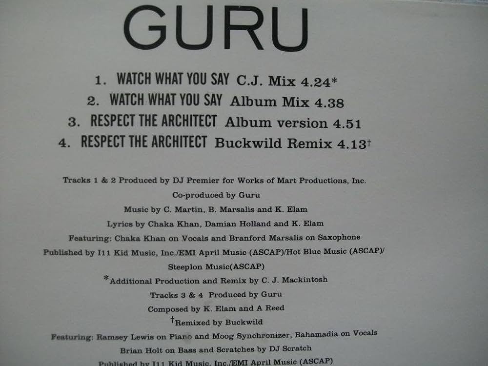 Amazon.co.jp: Watch What You Say: ミュージック