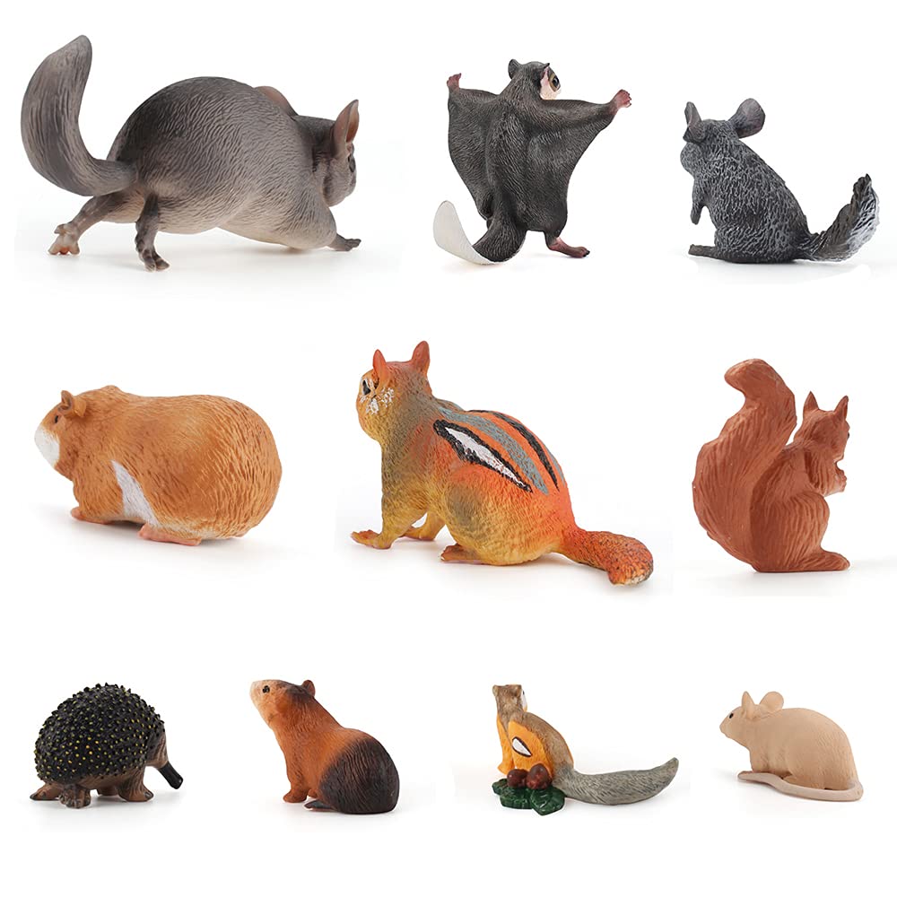 Amazon.co.jp: XIXun-RBRD 動物フィギュア 齧歯動物フィギュアセット